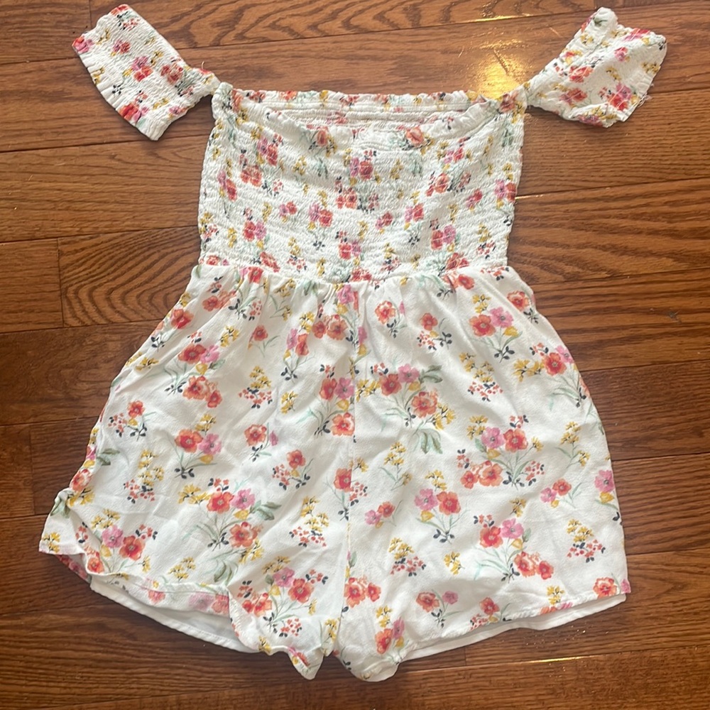 floral romper from forever 21